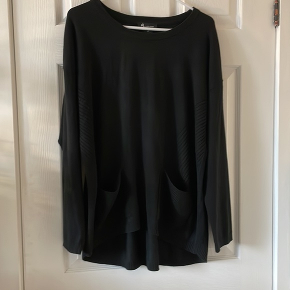 Alison Sheri tunic basic minimalist sweater - Picture 2 of 8